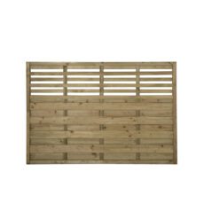 5013053153444 1 1.8m x 1.2m Pressure Treated Decorative Kyoto Fence Panel Pack of 3.jpg